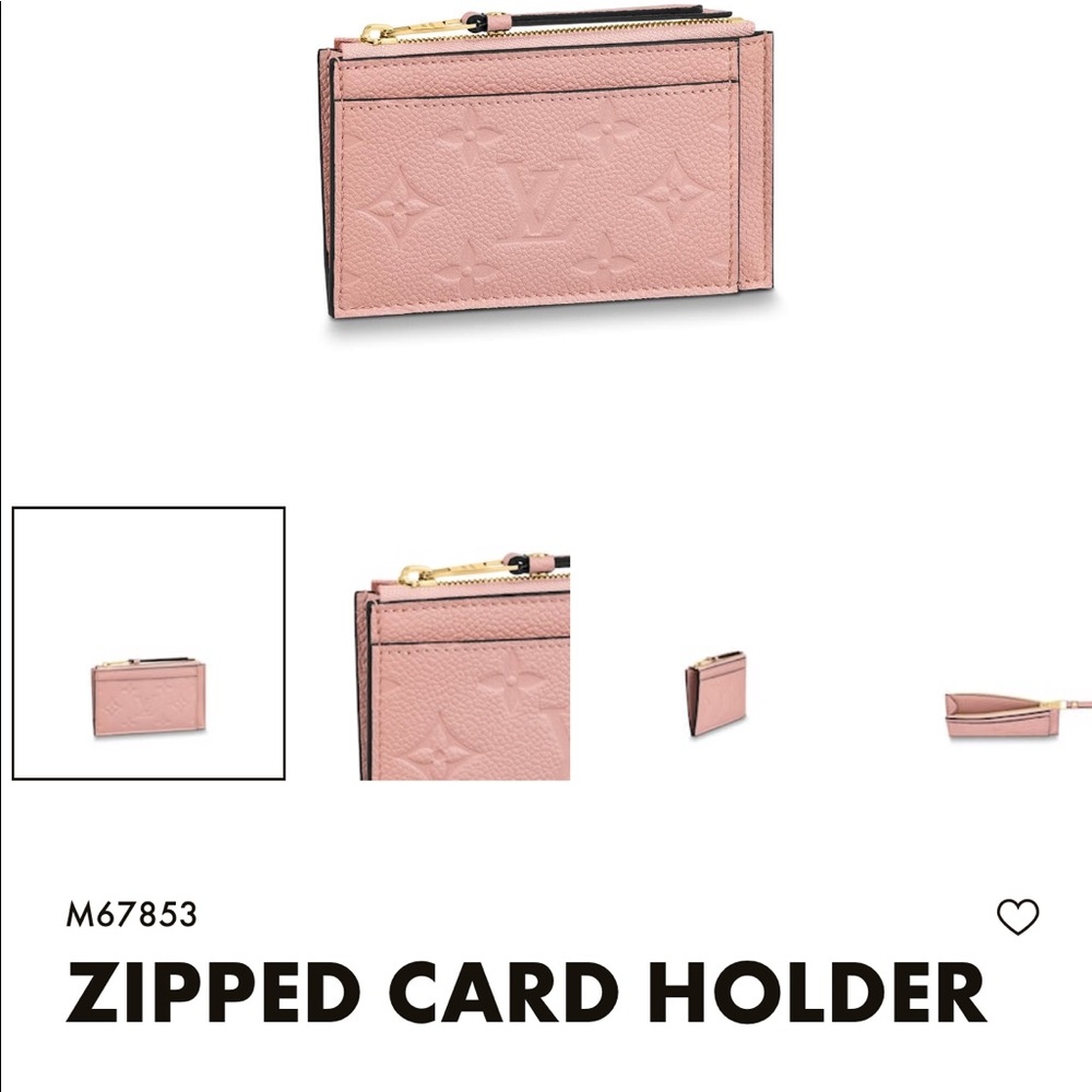 ISO: LV zipped card holder